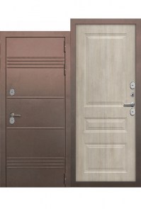 The meth door. Thermo Light D44 Antique copper Larch white